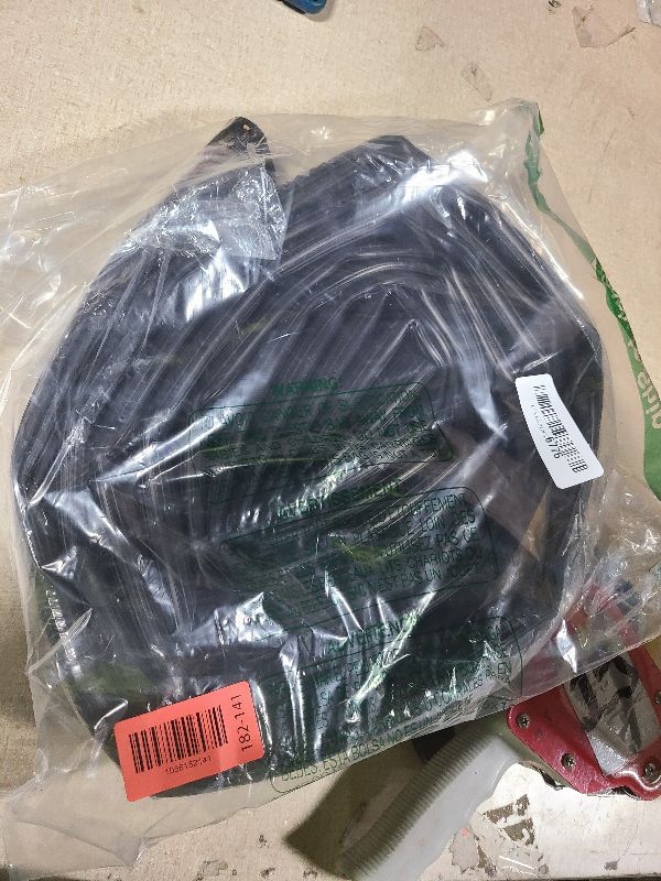 Photo 1 of 16.8 FT Rubber Garage Door Bottom Seal - 0.19" P Bulb Bottom Weather Stripping Seal Noise Reduction Weatherproof Replacement Easy DIY Installation Compatible with Overhead Door - Black