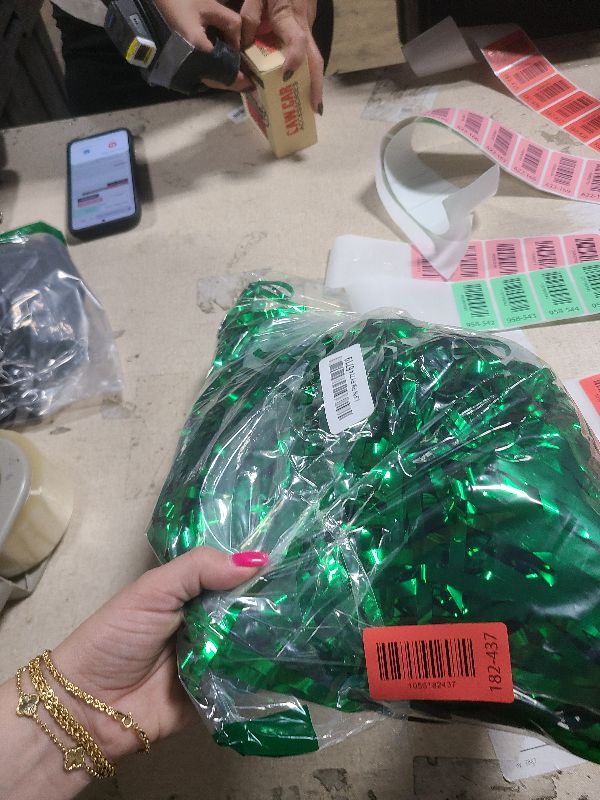 Photo 1 of 2 Pack Tinsel Backdrop, 3.28 FTx7.05 FT Green St Patricks Day Party Decorations, Metallic Backdrop Curtains Tinsel Curtains Streamer Backdrop, Party Supplies Wall Decor for St. Patricks Party Birthday