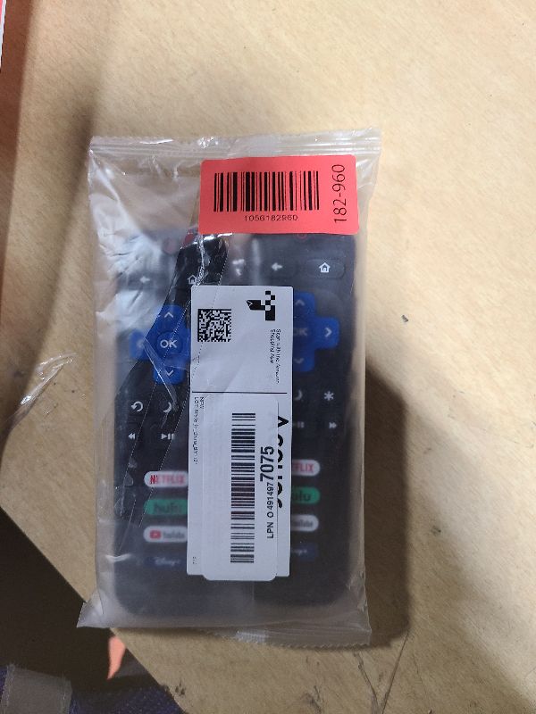 Photo 1 of (Pack of 2) Replacement Remote Control Only for Roku TV, Compatible for TCL Roku/Hisense Roku/Onn Roku/Sharp Roku/Element Roku/Westinghouse Roku/Philips Roku Smart TVs (Not for Roku Stick and Box)