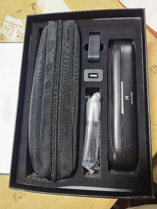 Photo 1 of 2-1 Oral Clean Kit- Water Dental flosser & Electric Toothbrush Combo- Brushing & Flossing- for Teeth Cleaning and Gum Health (Black)