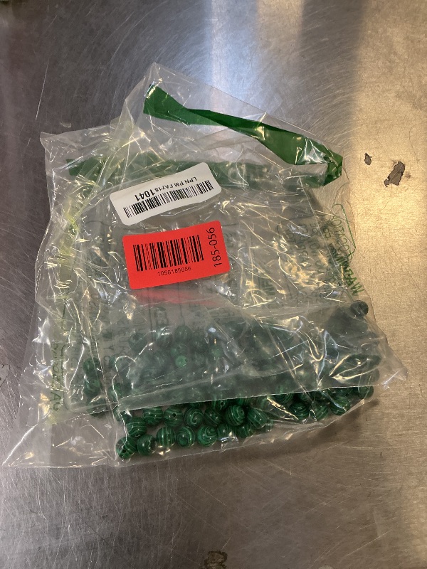 Photo 1 of 100pcs 10mm Malachite Beads Natural Gemstone Beads Round Loose Beads for Crafting and Jewelry Making