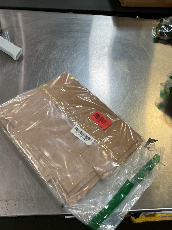 Photo 1 of 12 PCS Christmas Cookie Boxes, 6×6×3 Inches Treat Boxes Tin, Small Pastry Boxes with Window, for Gift Giving Packaging Dessert Bakery Cupcake Baked Goods (Brown)