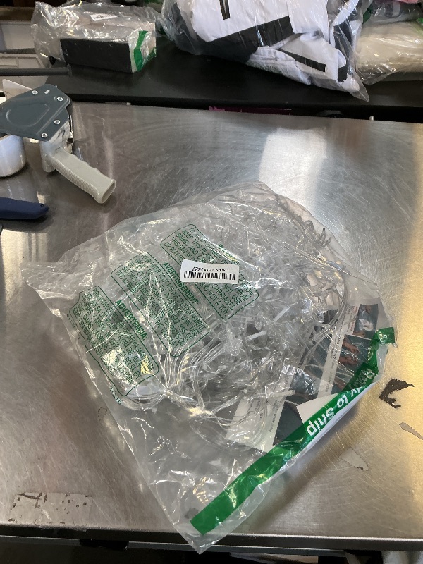 Photo 1 of 16.4 Ft Christmas Snowflake Window Lights, Hanging Christmas Curtain Lights Outdoor 288 LED with 24 Drops, 8 Modes Cool White Snowflake Decorations for Holiday Window Decorations,Yard, Curtain, Party