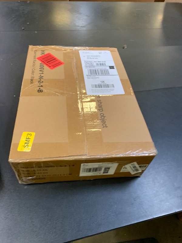 Photo 1 of Furologee Clothes Racks for Hanging Clothes, Portable Rolling Garment Rack, Sturdy Metal Freestanding Cloths Racks with Wheels, Double Rods Wardrobe Rack for Bedroom Laundry Living Room