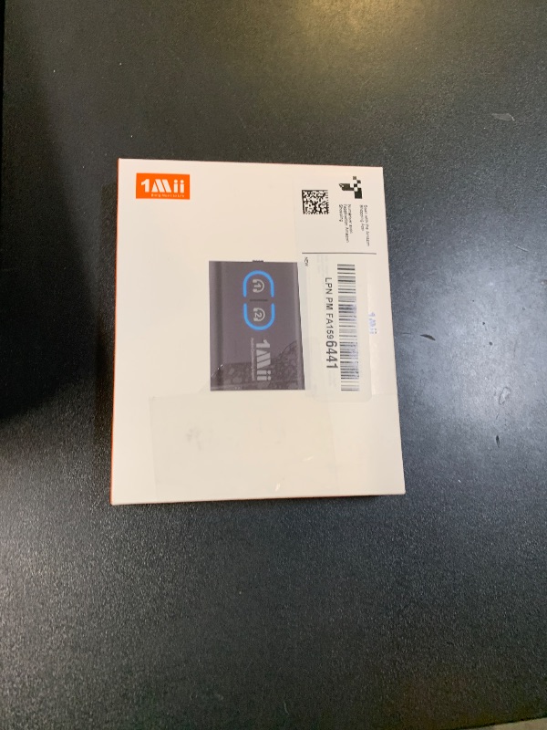 Photo 1 of 1Mii Bluetooth 5.3 Transmitter Receiver for TV to Wireless Headphones, Dual Link AptX Adaptive/Low Latency/HD Audio, Aux Adapter for Home Stereo, Airplane, Boat, Gym