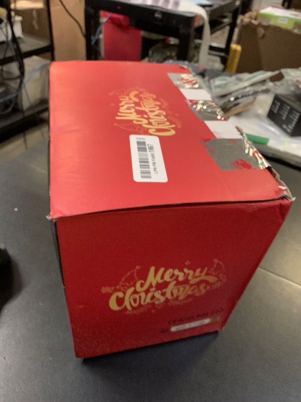 Photo 1 of 10FT Christmas Inflatables Archway with Santa Claus, Snowman & Christmas Tree, Large Blow Up Outdoor Decorations with 5 LED Lights, Self-Inflate Christmas Arch for Yard Lawn Patio Holiday Decoration