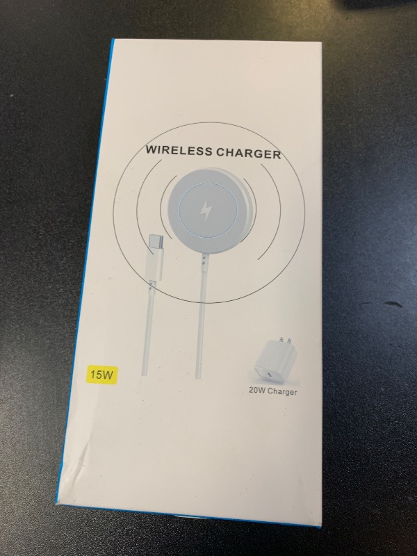 Photo 1 of [Apple MFi Certified]Magnetic Wireless Charger Apple Mag Safe Charger,15W 6FT Fast Wireless Charging Pad for Apple iPhone 16 Pro Max/16 Pro/16 Plus/15 Pro Max/14/13/12/AirPods3/2/Pro/Pro2,Charging Pad