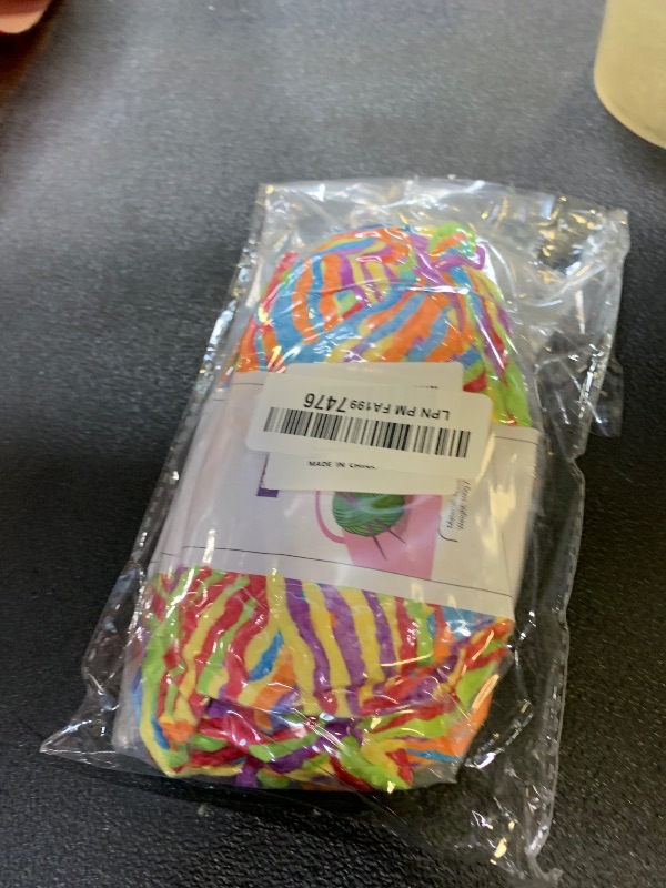 Photo 1 of 1 Skeins Soft Chunky Chenille Yarn, Plush Velvet for Hand Knitting and Crocheting, Fluffy Yarns for Crochet Blankets, Scarves, Hats?3.5oz, 131.2yds? (Rainbow Color)