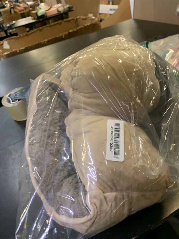 Photo 1 of JOEJOY Rectangle Dog Bed for Large Medium Small Dogs - Washable Orthopedic Sofa Bed, Soft Breathable Puppy & Pet Cuddler, Durable Calming Dog Bed with Anti-Slip Bottom, Multiple Sizes, Beige