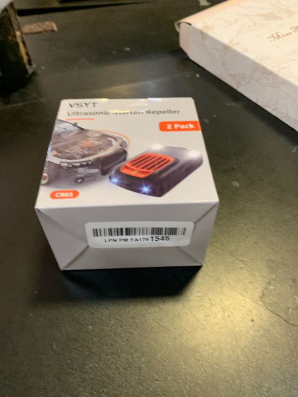 Photo 1 of 1 PACK** Ultrasonic Rodent Repellent for Car Engines Mouse Bat Repeller for Car Under Hood Keep Rat and Mice Out of Vehicle, Automobile, Truck, Indoor (No Batteries)