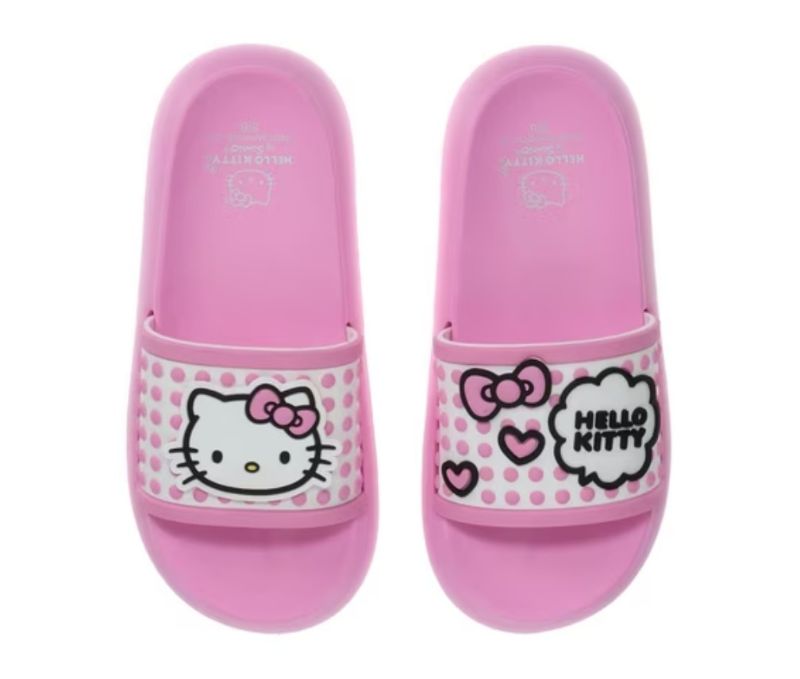 Photo 1 of Hello Kitty by Sanrio Women's Slip-on Slides Sandals Slippers - Pink - Size 10