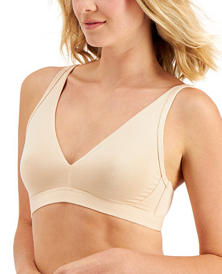 Photo 1 of Alfani Women's Essential Unlined Bralette - Beige - Size Medium