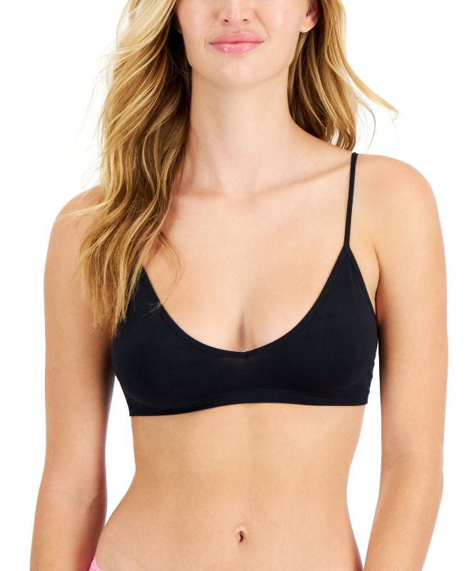 Photo 1 of Jenni Women's Light Support Bralette - Deep Black - Size Medium