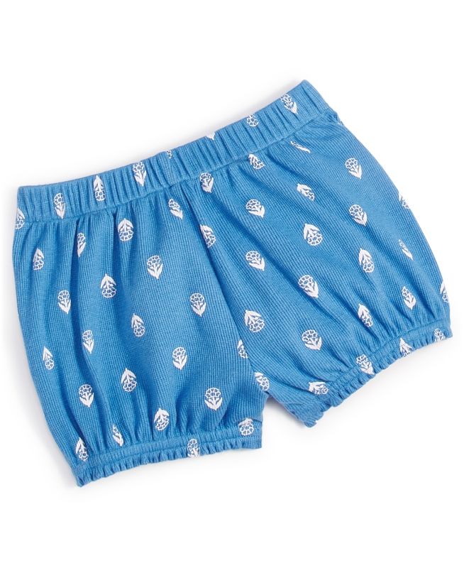 Photo 1 of First Impressions Baby Girls Simple Stamp Floral Bloomers - Lyric Blue - Size 24 Months