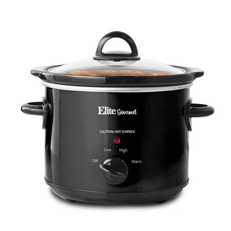 Photo 1 of Elite Gourmet 3-qt Slow Cooker - Black