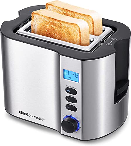 Photo 1 of 2 in 1 13000 W 2-Slice Silver Toaster Oven with 2-Slice Toaster Slots