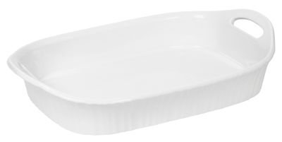 Photo 1 of CorningWare French White 3-Qt Ceramic Rectangular Baker