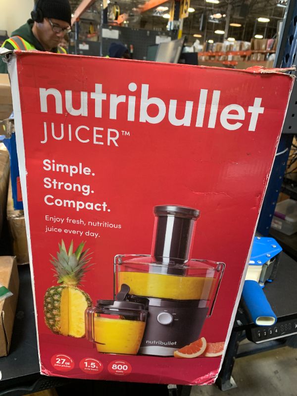 Photo 1 of 800 W 50.7 Oz. Stainless Steel Juicer with 27 Oz. Pitcher