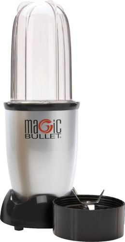 Photo 1 of 18 Oz. Single Speed Silver and Black 3-Piece Personal Blender