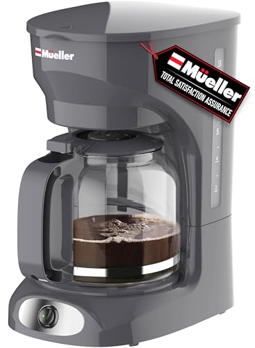 Photo 1 of MUELLER HOME 12-Cup Drip Coffee Maker Perfect for Home or Office, Borosilicate Carafe, Auto-Off, Reusable Filter, Anti-Drip, Keep-Warm Function