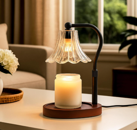 Photo 1 of Lumenblush Candle Warmer Lamp with Timer Dimmer, Adjustable Height, Vintage Candle Melter, Modern Home Decor Gift, Birthday Gifts for Women Mom,House Warming Gifts Home Decor, Scented Wax Jar Candles