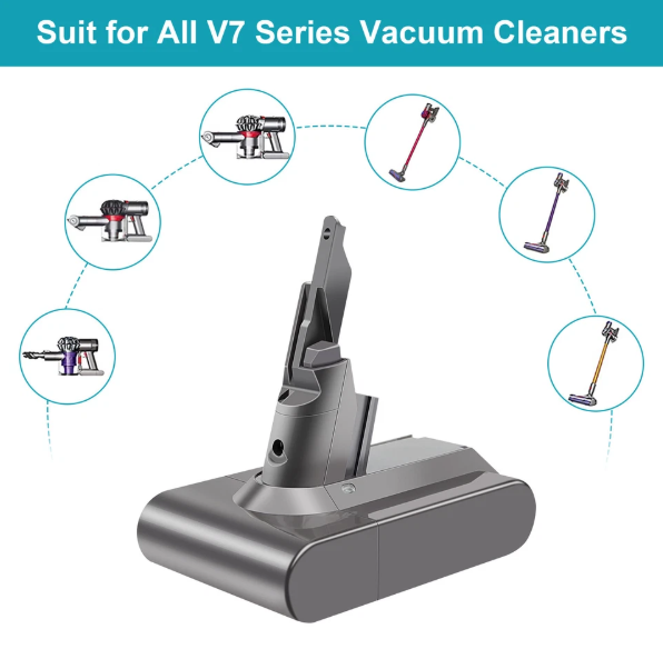 Photo 1 of 6.0Ah For Dyson V7 Battery Or Filter Kit Absolute Animal Por+ Motorhead Trigger