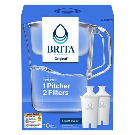 Photo 1 of Brita Champlain Water Filter Pitcher 10 Cup with 2 Filters