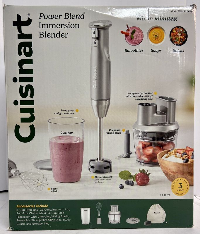 Photo 1 of Cuisinart HB-500PC Power Blend Immersion Blender