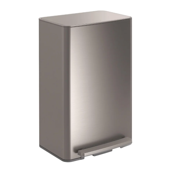Photo 1 of Kohler 47L Step Trash Can - Silver - Small Dent