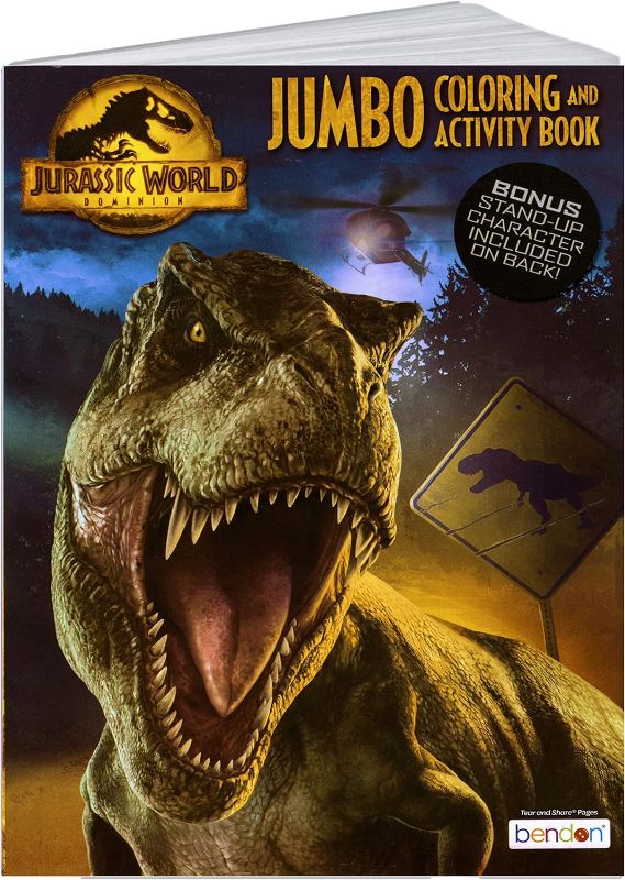 Photo 1 of Jurassic World Jumbo Coloring and Activity Book - 64 Pages