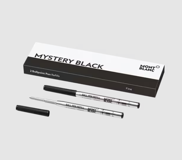 Photo 1 of Refill for Ballpoint Pen Montblanc MISTERY BLACK Black 2 Units