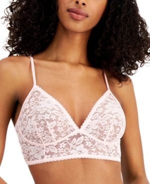 Photo 1 of I.N.C. INTERNATIONAL CONCEPTS Women's Lace Bralette Lingerie - Mary's Rose - Size Medium