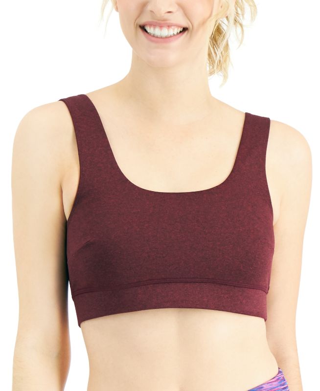 Photo 1 of Jenni Women's Square-Neck Bralette - Plum Wine - Size Small
