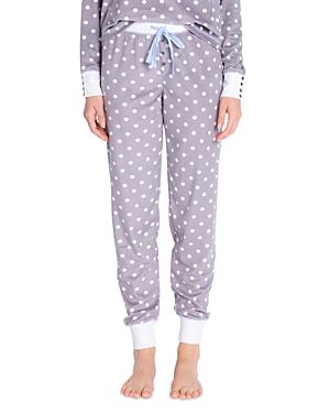 View 1 of Pj Salvage Printed Winter Wood Velour Pajama Pants - Size Large