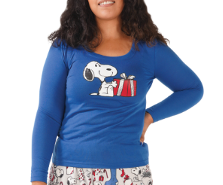 Photo 1 of Nite Nite Munki Munki Women's LS Tee - Snoopy - Size X-Large