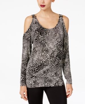 Photo 1 of Thalia Sodi Cold-Shoulder Blouse - Size Medium