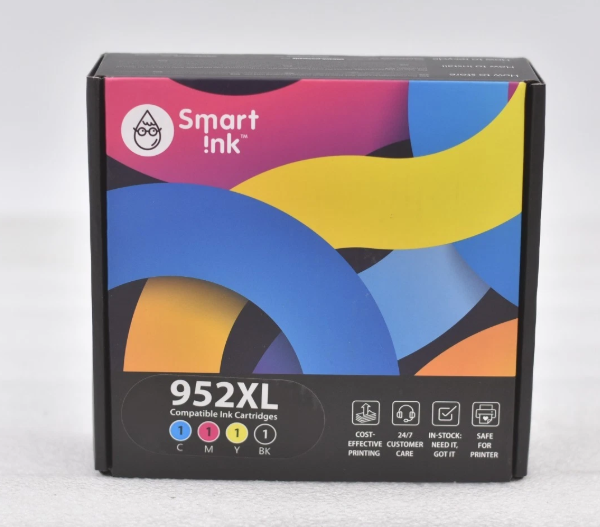 Photo 1 of Smart Ink Compatible Cartridge Replacement 952XL 4pk Cyan, Magenta, Yellow, Black