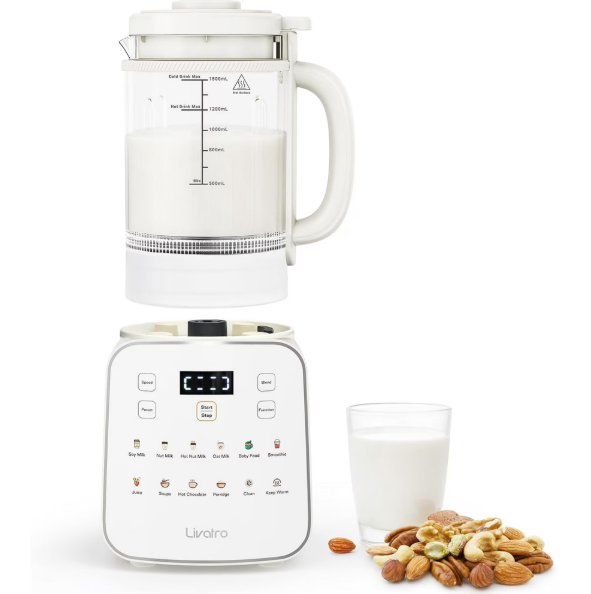 Photo 1 of 53oz Nut Milk Maker, 12?in?1 Heated Blender, Detachable Pitcher, 24H Delay, Keep Warm, Auto?Clean