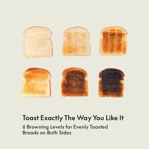 Photo 1 of Bella 2-Slice Slim Toaster with Extra Long Slot 6 Setting Shade Control with Reheat & Cancel Buttons