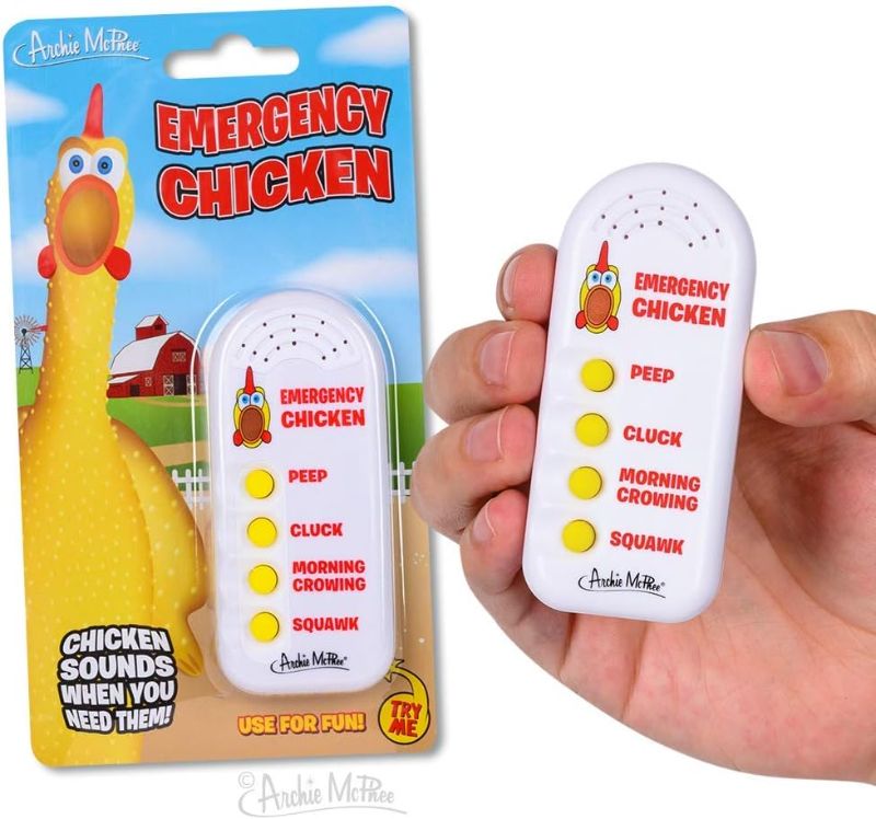 Photo 1 of Archie McPhee Emergency Chicken Electronic Sound Maker