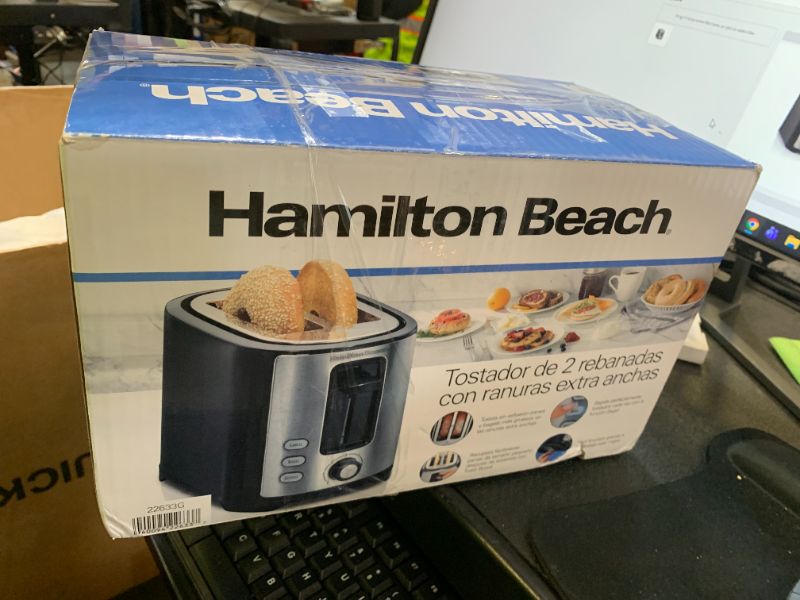 Photo 1 of Hamilton Beach Extra-Wide-Slot 2 Slice Toaster