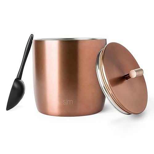 Photo 1 of Simple Modern Vacuum Insulated Ice Bucket with Lid and Scoop | for Cocktail, Champagne, Wine, Beer, & Hosting | Stainless Steel 100oz Capacity