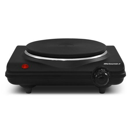 Photo 1 of Elite Gourmet Cast-Iron Electric Burner, Black