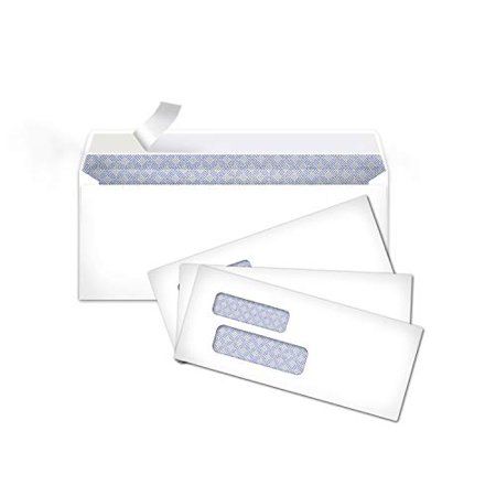 Photo 1 of Basics #9 Envelopes with Peel & Seal Double Window Security Tinted 500-Pack