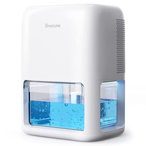 Photo 1 of BREEZOME 60 OZ Dehumidifiers for Home, Dual-Semiconductor Quiet Dehumidifier with Timer Sleep Mode Auto-Off 7 Colors Light Portable Small Dehumidifier