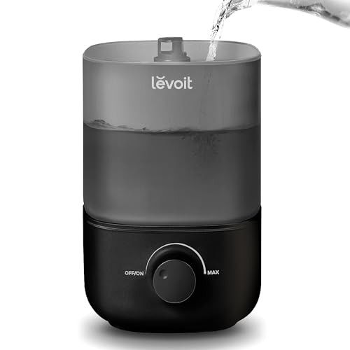 Photo 1 of LEVOIT Classic 160 Top-Fill Ultrasonic Cool Mist Humidifier for Bedroom Auto Shut-off 360° Rotating Nozzle 2.5L Black