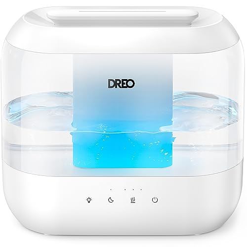 Photo 1 of Dreo Humidifiers for Bedroom Top Fill 4L Supersized Cool Mist Humidifier with Oil Diffuser and Nightlight 32H Runtime Quiet Ultrasonic Humidifiers