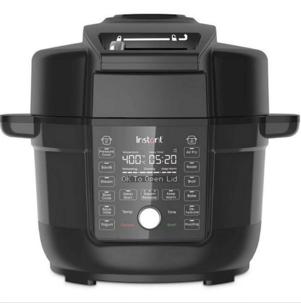 Photo 1 of Instant Pot 6.5Qt Duo Crisp with Ultimate Lid, 13-in-1 Multi-Cooker and Air Fryer Combo, Pressure Cook, Slow Cook, Air Fry, and more, Black