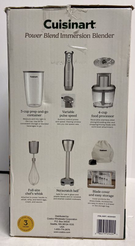Photo 1 of CuisinartHB?400PC VariableSpeed ImmersionBlender with Food Processor