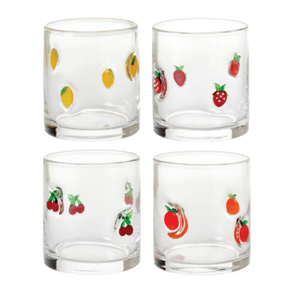 Photo 1 of Pandex 14 oz. Icon Glasses, Set of 4
